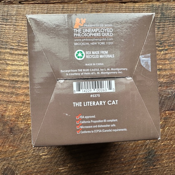 Literary Cat Mug (NWT) - Picture 9 of 12
